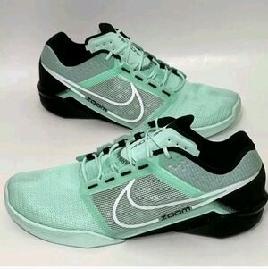 Nike Zoom Metcon Turbo 2 Training Shoes Mint Green Black Size 7.5 DH3392-300 New